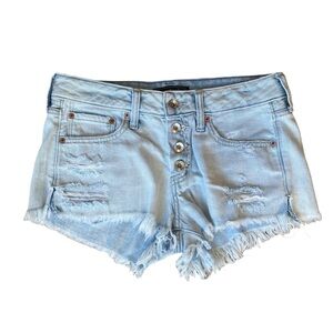Abercrombie and Fitch Shortie Shorts Jean 3 26